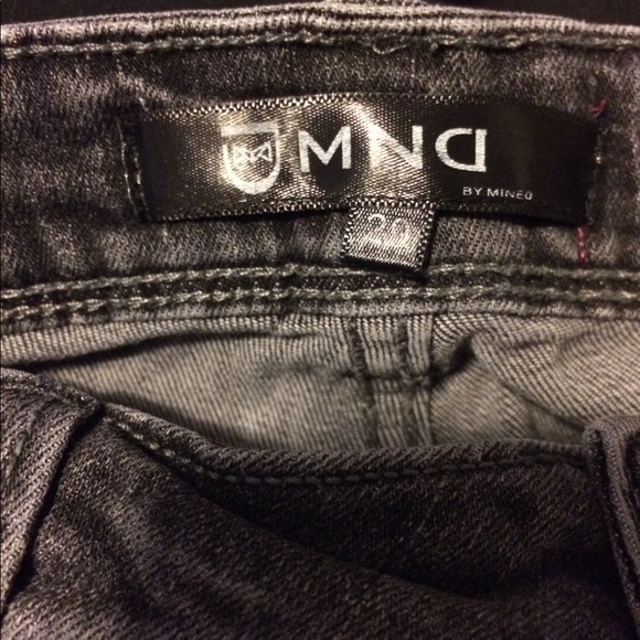 Women’s Grey-Black Jeans Size 29 MND 28” Inseam - Picture 3 of 4